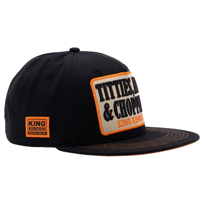 King Kerosin Kerosin Titties, Beer & Choppers flat cap