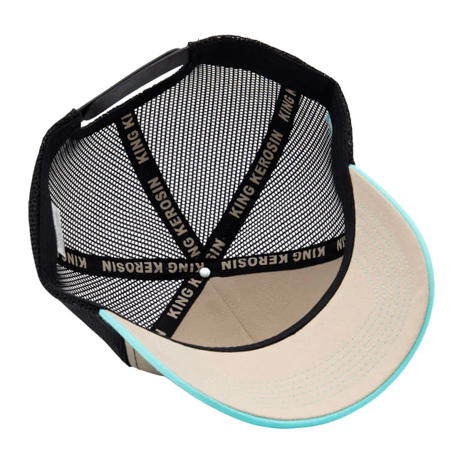 King Kerosin Kerosin Bad To The Bone trucker cap turquoise/ecru