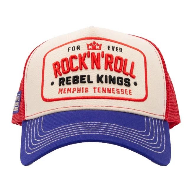 King Kerosin Kerosin Rock ''n'' Roll trucker cap beige