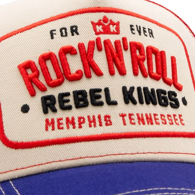 King Kerosin Kerosin Rock ''n'' Roll trucker cap beige