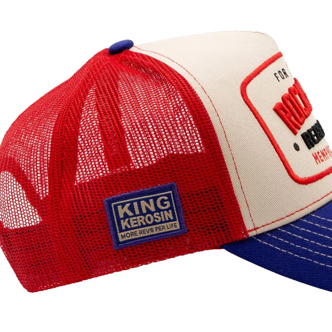 King Kerosin Kerosin Rock ''n'' Roll trucker cap beige
