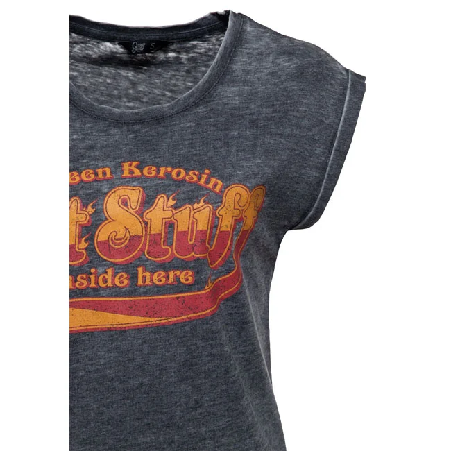 King Kerosin Queen Kerosin Hot Stuff t-shirt anthracite