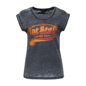 King Kerosin Queen Kerosin Hot Stuff t-shirt anthracite
