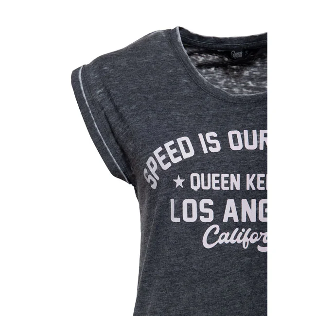 King Kerosin Queen Kerosin Speed Is Our Passion t-shirt anthracite