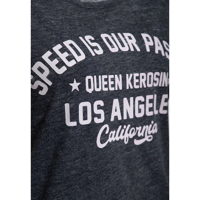 King Kerosin Queen Kerosin Speed Is Our Passion t-shirt anthracite