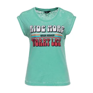 King Kerosin Queen Kerosin Ride More, Worry Less t-shirt mint