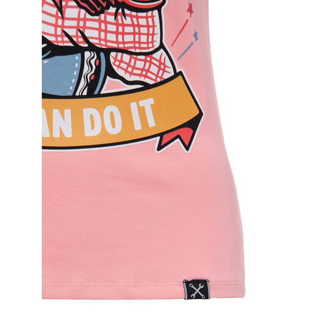 King Kerosin Queen Kerosin We Can Do It t-shirt rose