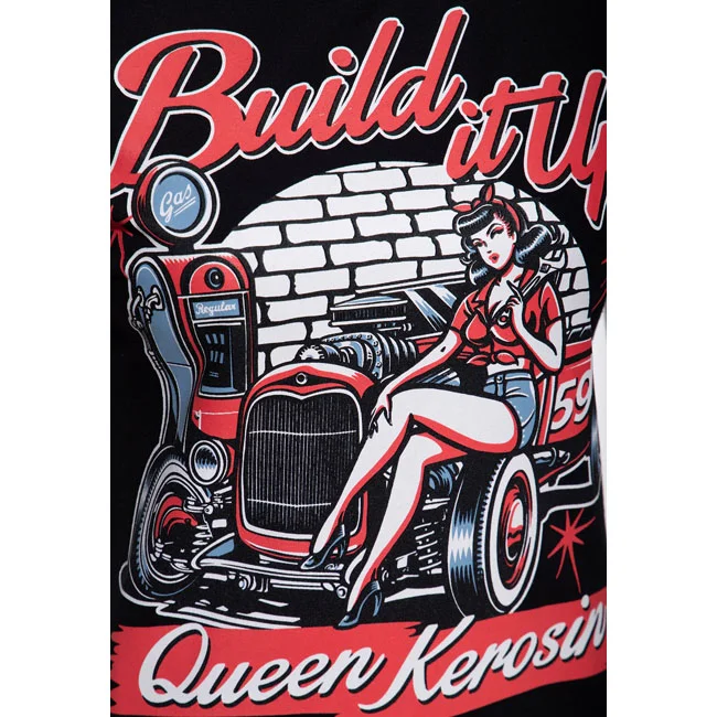 King Kerosin Queen Kerosin Build It Up t-shirt black