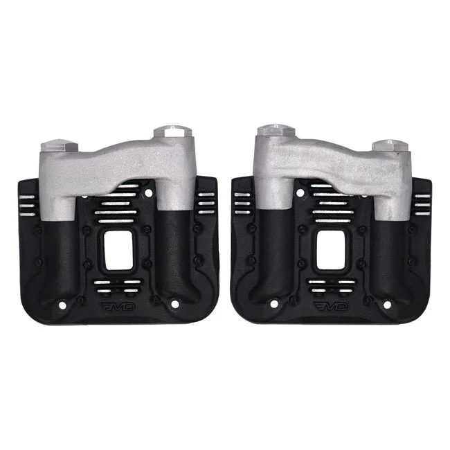 EMD ''Knucklehead style'' rocker cover set. Black cut