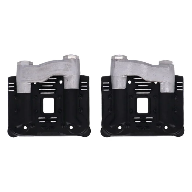 EMD ''Knucklehead style'' rocker cover set. Black cut