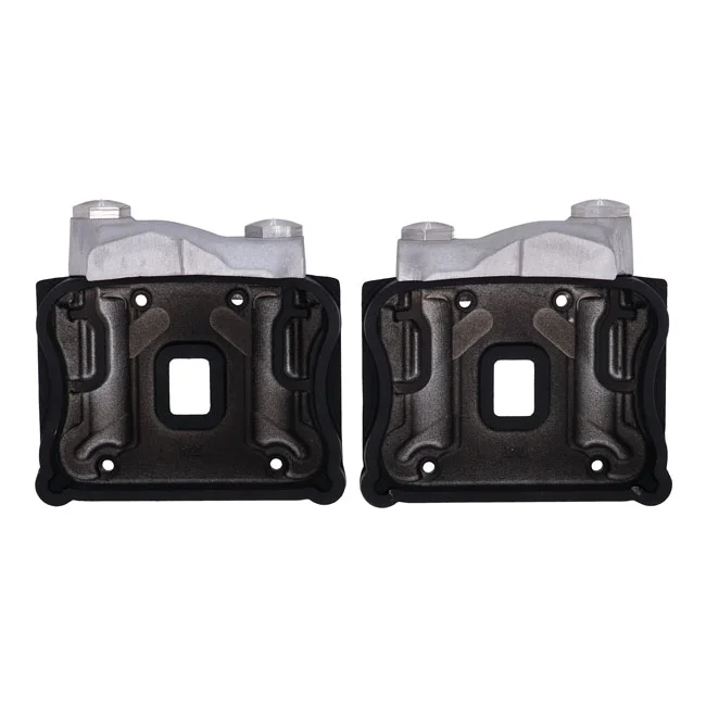 EMD ''Knucklehead style'' rocker cover set. Black cut