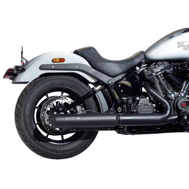 Miller Exhaust Liberty Slip-On black, End cap Tapered black