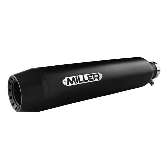 Miller Exhaust Liberty Slip-On black, End cap Tapered black