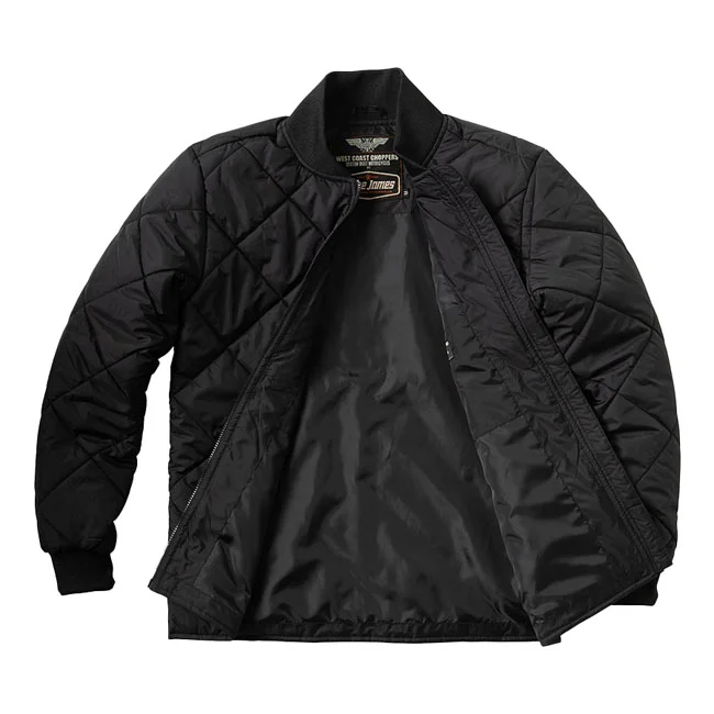 West Coast Choppers WCC Iron Quilted jacket black