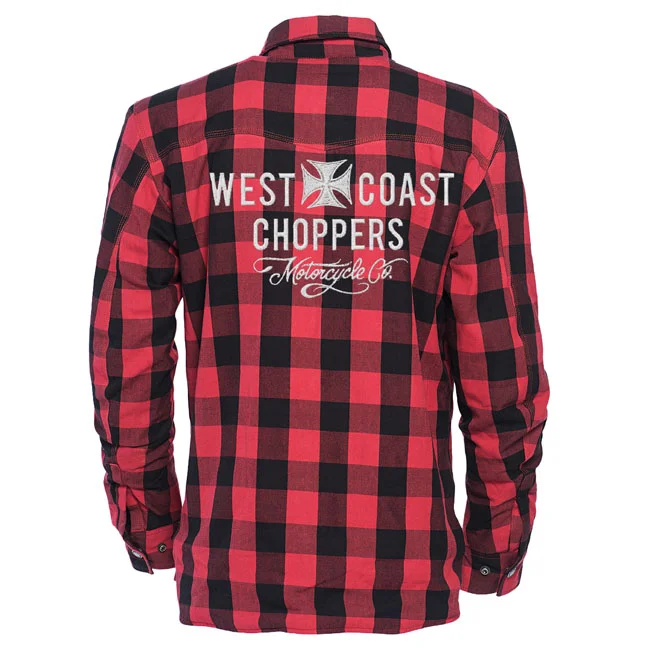 West Coast Choppers Motorcycle Co. Riding shirt red/black