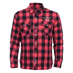 West Coast Choppers WCC Motorcycle Co. Riding shirt red/black