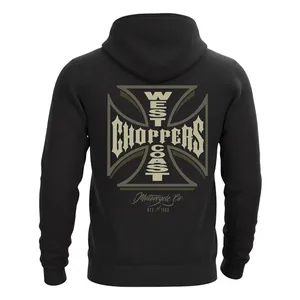 West Coast Choppers WCC Gangscript Zip hoodie black