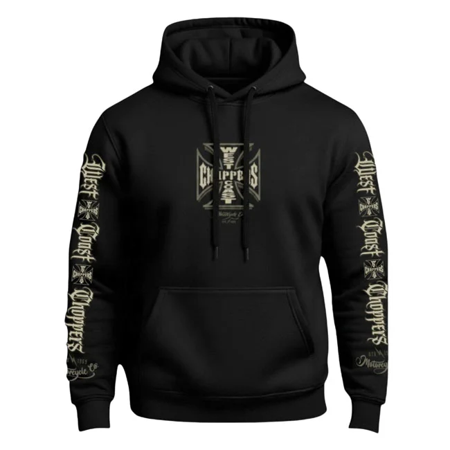 West Coast Choppers Gangscript hoodie black