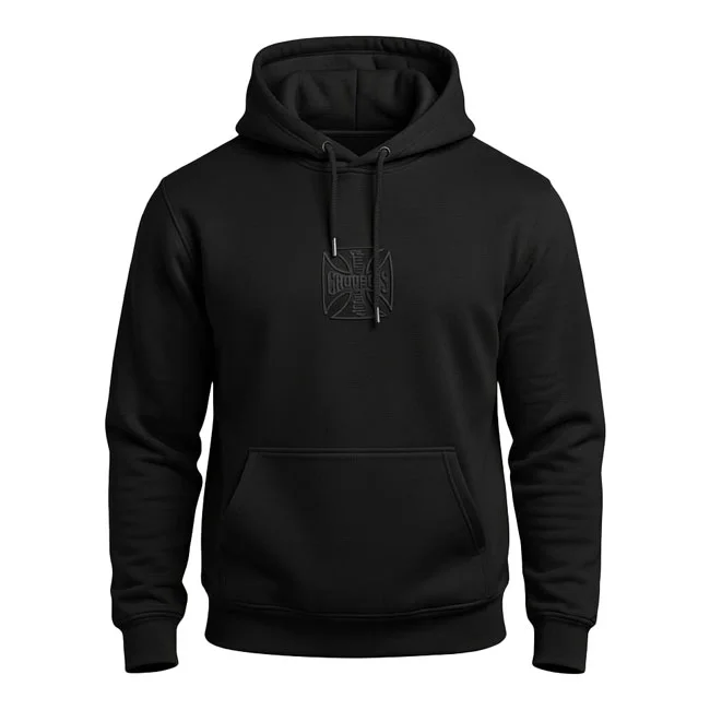 West Coast Choppers Embossed hoodie black