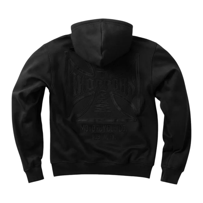 West Coast Choppers WCC Dominator zip hoodie black