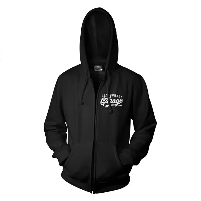 Gas Monkeys Garage GMG Rusty Hot Rod Zipped hoodie black