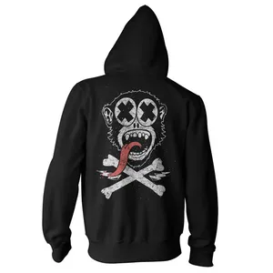 Gas Monkeys Garage GMG Knockout Zipped hoodie black