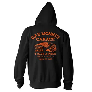 Gas Monkeys Garage GMG Cash Monkey Zipped hoodie black