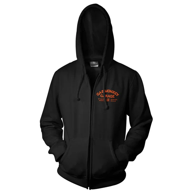 Gas Monkeys Garage GMG Cash Monkey Zipped hoodie black
