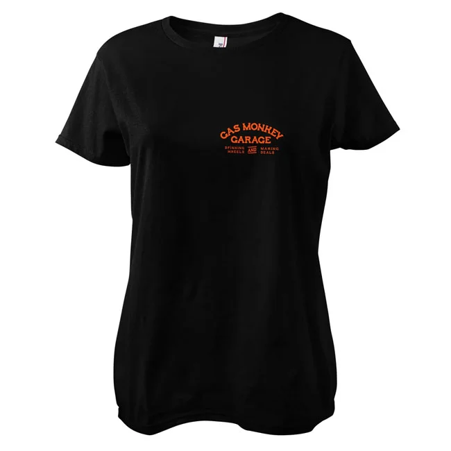Gas Monkeys Garage GMG Cash Monkey female t-shirt black