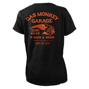 Gas Monkeys Garage GMG Cash Monkey female t-shirt black