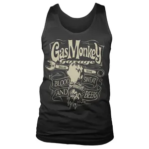 Gas Monkeys Garage GMG Wrench Label tank top black