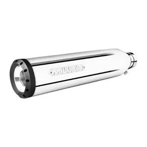Miller Exhaust Miller, Liberty Slip-On polished, End cap Standard polished