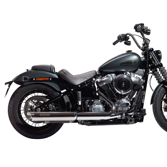 Miller Exhaust Liberty Slip-On polished, End cap SlashCut polished