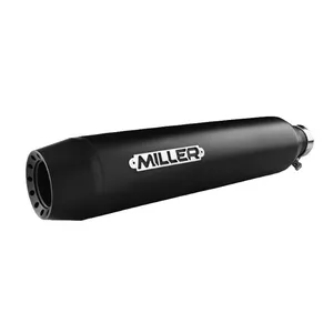 Miller Exhaust Miller, Liberty Slip-On black, End cap Tapered black