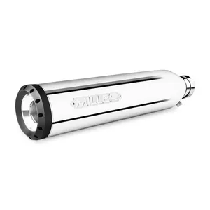 Miller Exhaust Miller, Liberty Slip-On polished, End cap Standard black