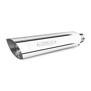 Miller Exhaust Miller, Liberty Slip-On polished, End cap SlashCut polished