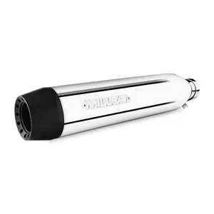 Miller Exhaust Miller, Liberty Slip-On polished, End cap Tapered black