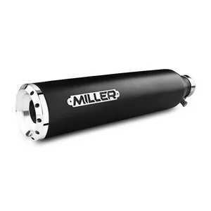 Miller Exhaust Miller, Liberty Slip-On black, End cap Standard polished