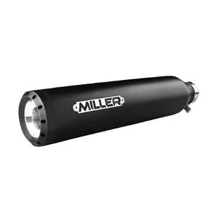 Miller Exhaust Miller, Liberty Slip-On black, End cap Standard black