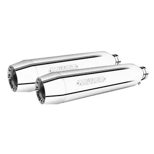 Miller Exhaust Miller, Destiny Slip-Ons polished, End cap Tapered polished
