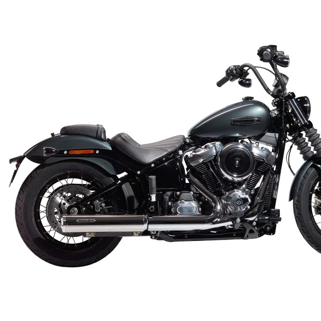 Miller Exhaust Liberty Slip-On polished, End cap Standard polished