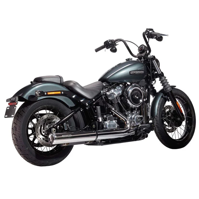 Miller Exhaust Liberty Slip-On polished, End cap Standard polished
