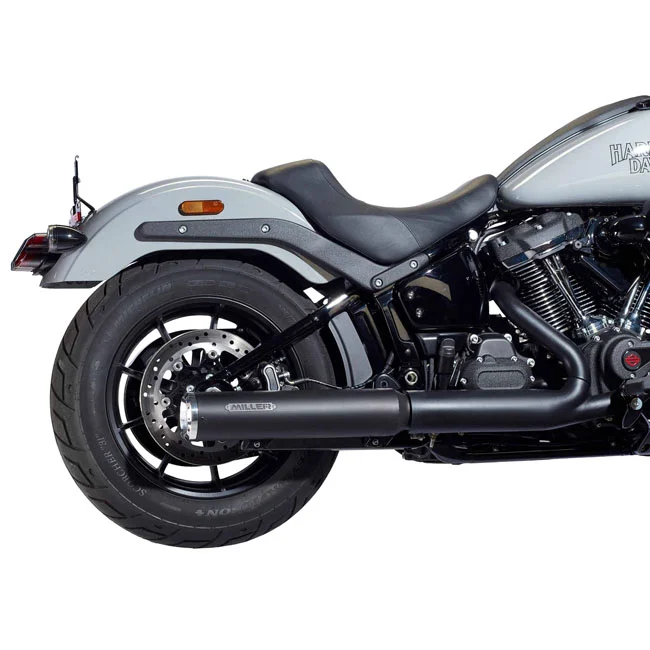 Miller Exhaust Liberty Slip-On black, End cap Standard polished