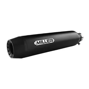Miller Exhaust Miller, Liberty Slip-On black, End cap Tapered black