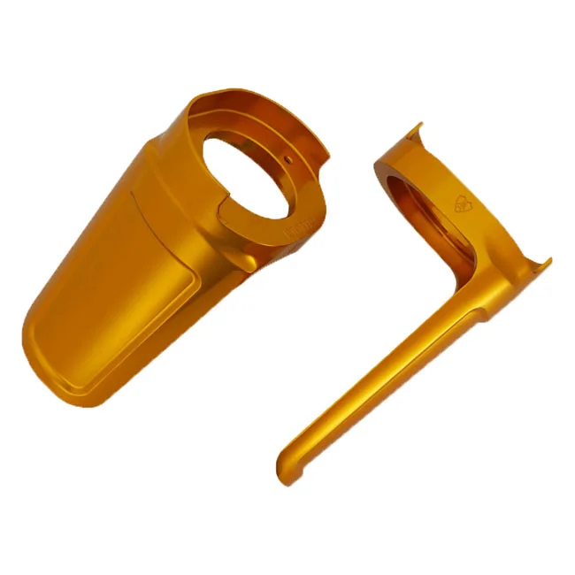 Arlen Ness Method performance fork slider covers. Gold