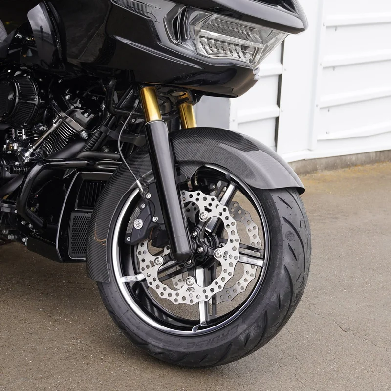 Arlen Ness 18" Carbon Fat Wrapper Fender