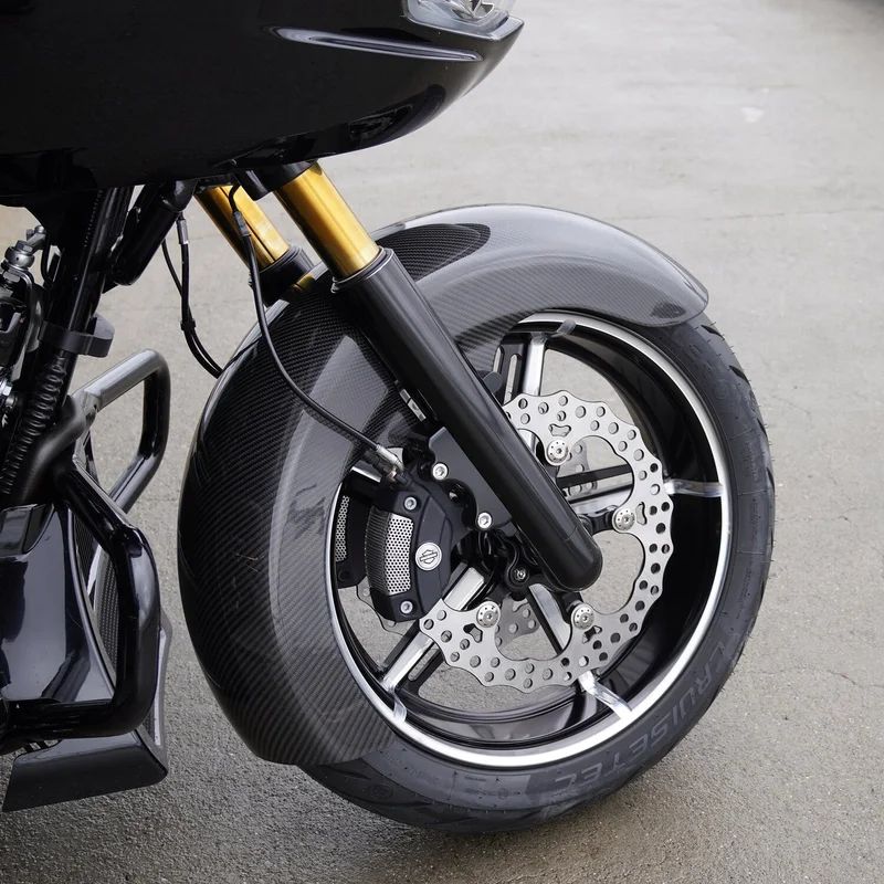 Arlen Ness 18" Carbon Fat Wrapper Fender