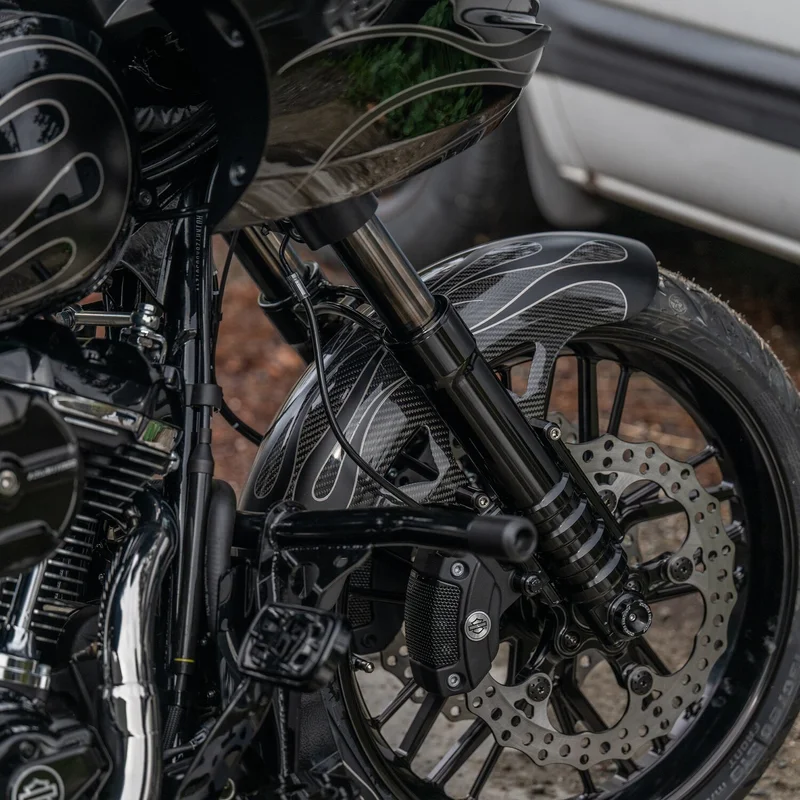 Arlen Ness 19" Carbon Pro Sport Front Fender