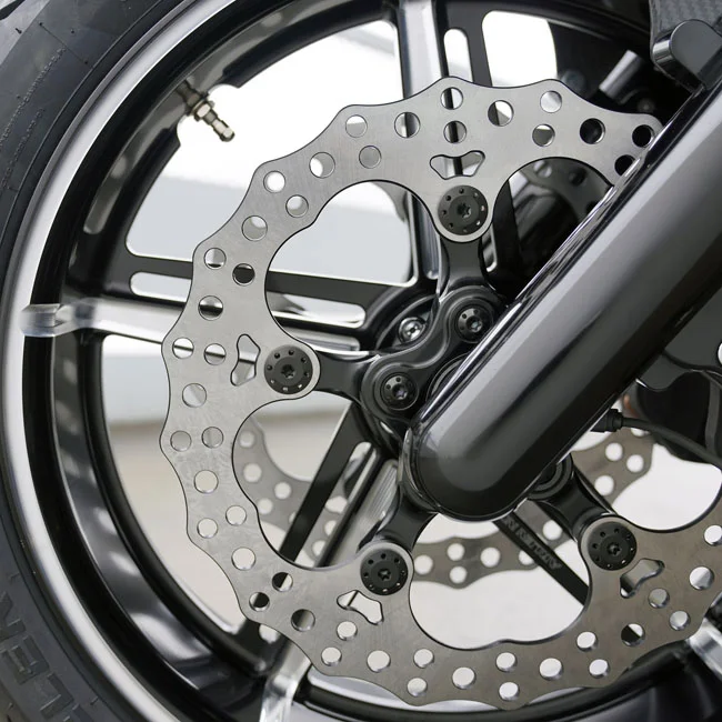 Arlen Ness Holeshot Front Rotor Bolt Kit. All Black