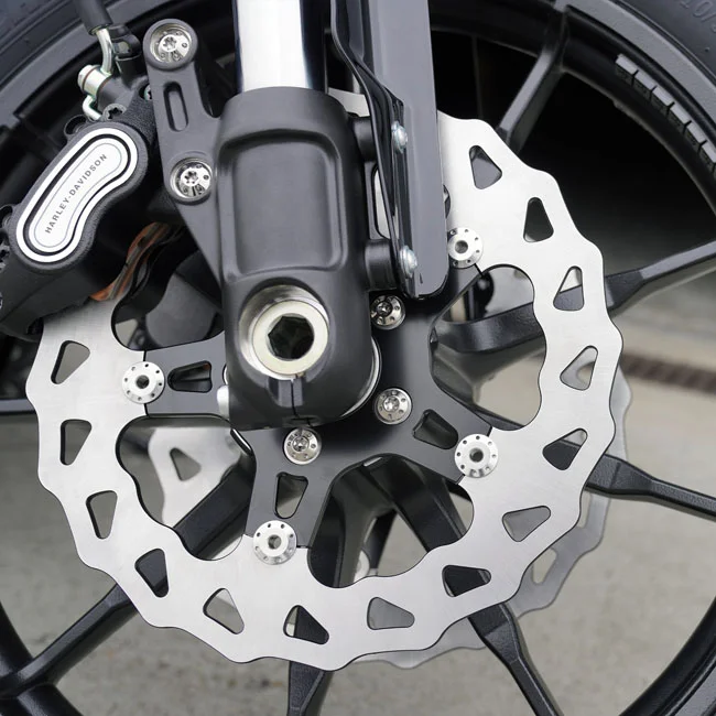 Arlen Ness Holeshot Front Rotor Bolt Kit. Polish